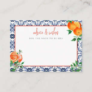 Italian Spritz Advice and Wishes Card