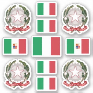 Italian state symbols / coat of arms and flag