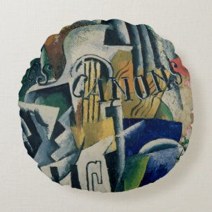 Italian Still Life, 1914 Round Pillow