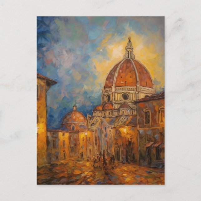 Italian Street | Florence, Italy | Travel  Postcard (Front)