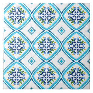 Italian style,tiles,majolica, All-Over Print Tile