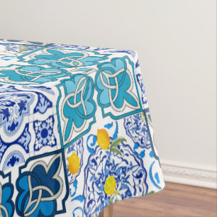 Italian style  ,vibrant           tablecloth