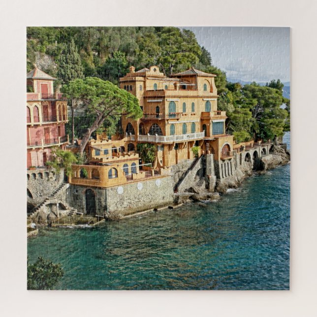 Italian Summer House - 20x20 inch - 676 pcs. Jigsaw Puzzle (Vertical)