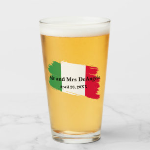 Italian Surname Name Reunion Glass