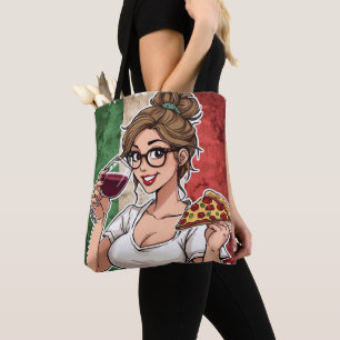 Italian Themed Tote Bag
