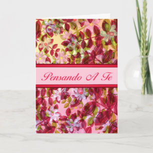 Italian Thinking of You Thinking A Te Card