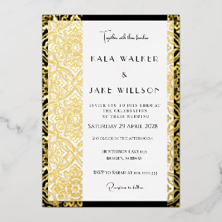 Italian Tile Pattern Retro-Dotted Black Lined