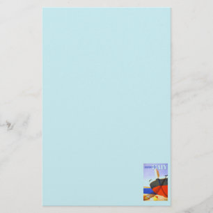 Italian tour poster stationery