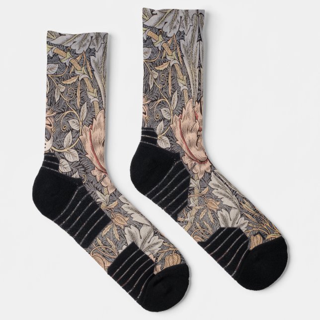 Italian Traditional Design Art Pattern Socks (Right)