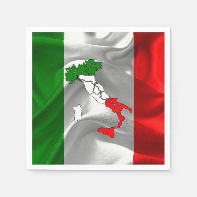 Italian Tricolor Napkin (Front)