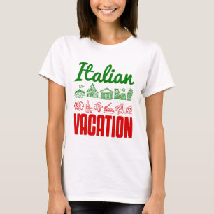 Italian Vacation Italy Trip Travel Souvenir T-Shirt