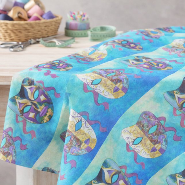 Italian Venetian Carnival Mask Pattern Fabric (Creator Uploaded)