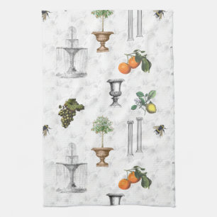 Italian Villa Garden Kitchen Towel