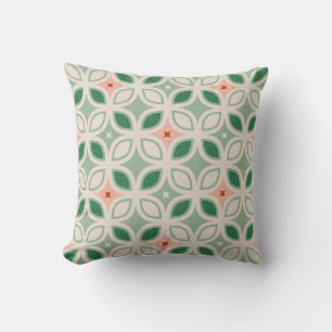 Italian Villa Geometric Throw Pillow
