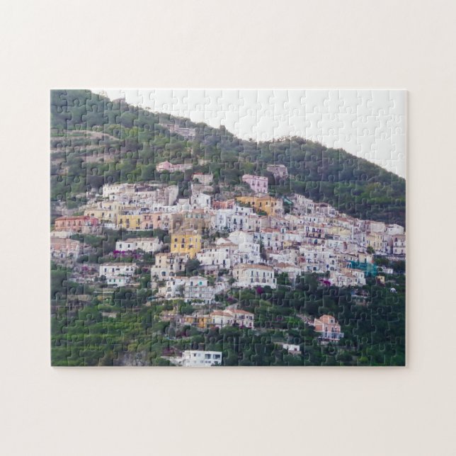 Italian Village on the Hill Challenging Jigsaw Puzzle (Horizontal)