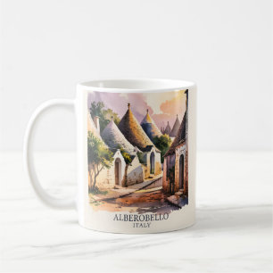 Italian Village Trulli Vintage Alberobello Puglia Coffee Mug