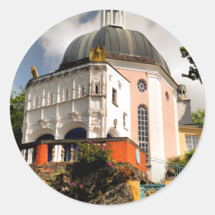 ITALIAN VILLAGE WALES CLASSIC ROUND STICKER