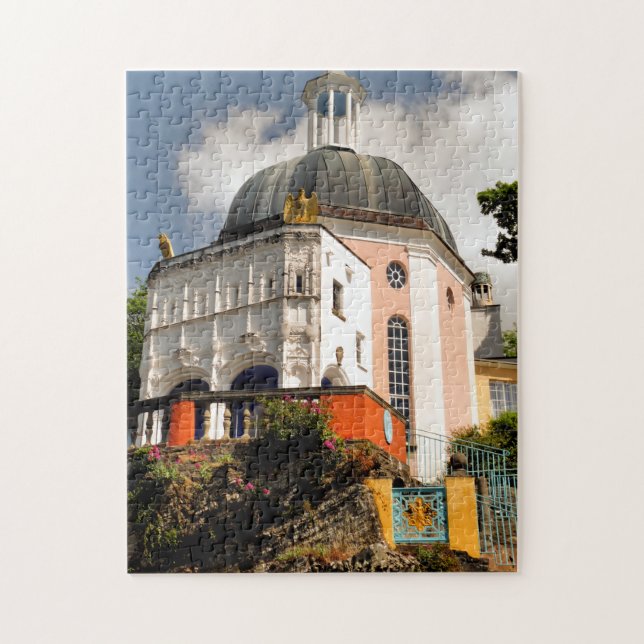 ITALIAN VILLAGE WALES JIGSAW PUZZLE (Vertical)