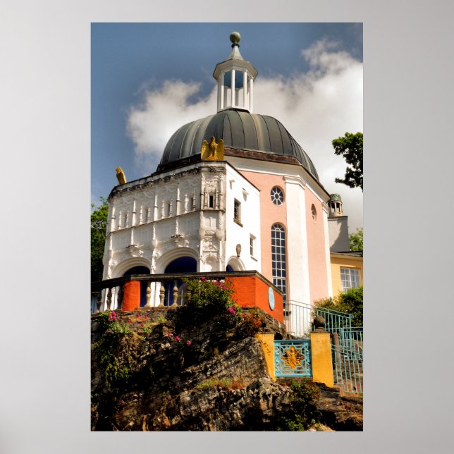 ITALIAN VILLAGE WALES POSTER (Front)