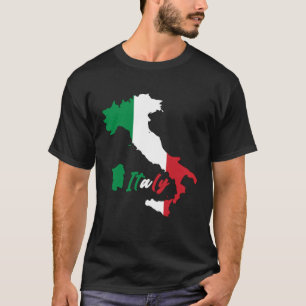 Italian Vintage Flag Italy Pride Men Women Kids T-Shirt