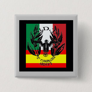 Italian volunteer group spanish civil war 2 inch square button