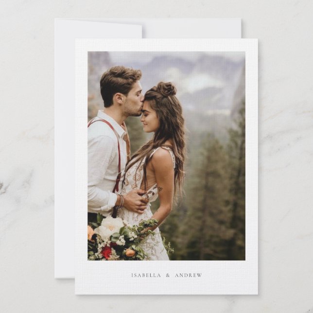 Italian Watercolor House Photo Invitation (Back)