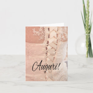 italian wedding congratulations card