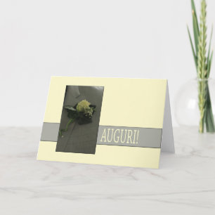 italian wedding congratulations card
