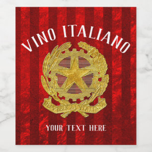 Italian Wine Label