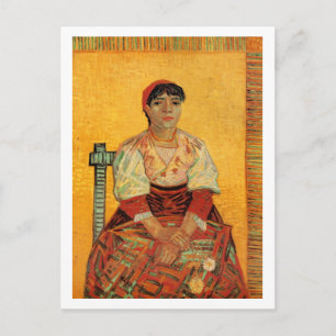 Italian Woman, Vincent van Gogh Postcard
