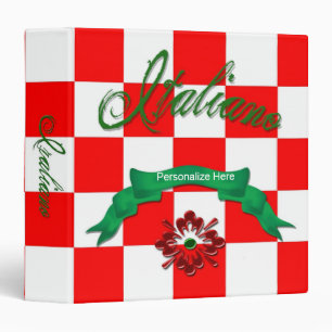 Italiano Chequered Binder