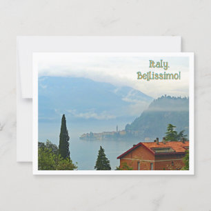 Italie. Bellissimo ! Carte postale Village dans le