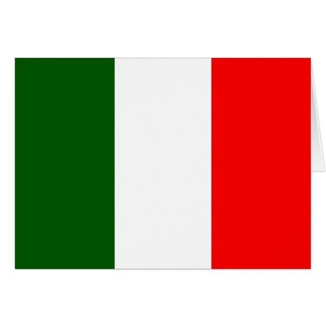 Italie Drapeau de haute qualité (Devant horizontal)
