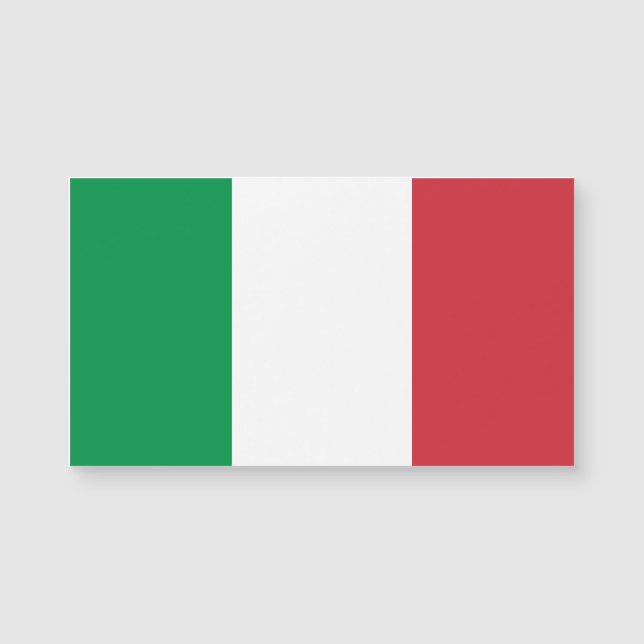 Italie Drapeau Italien Patriotique Carte magnétiqu (Devant)