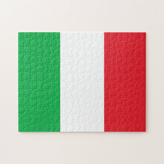Italie Drapeau Jigsaw Puzzle (Horizontal)