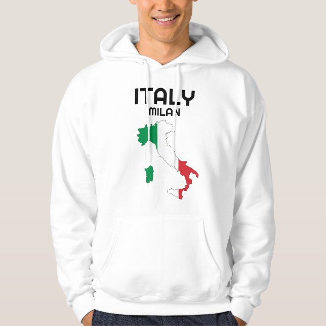 Italie, Italie pays, Italie drapeau, Italie sweat  (Devant)