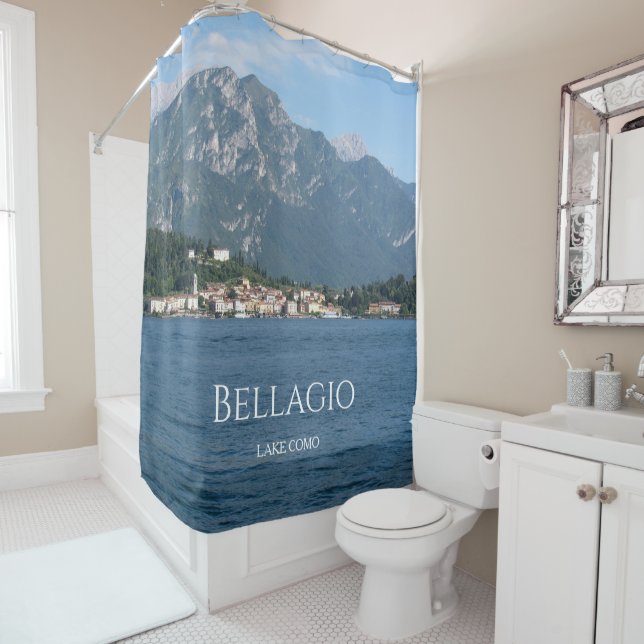 Italie Lac de Côme Douche rideau (En situation)
