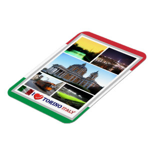 Italie - Piémont - Torino - I Love - Magnet