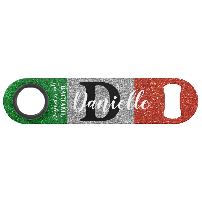 Italien Bartender Parties scintillant noir blanc M (Dos Horizontal)