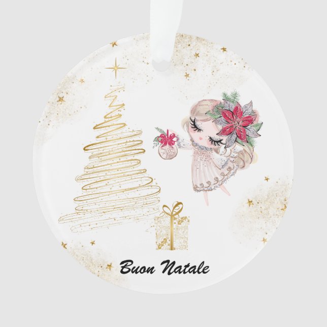 *~* Italien Buon Natale Joyeux Noël (devant)