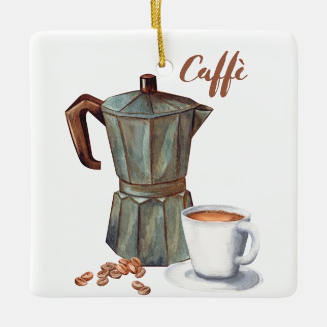Italien Caffè Moka pots ornement café ornement (Devant)