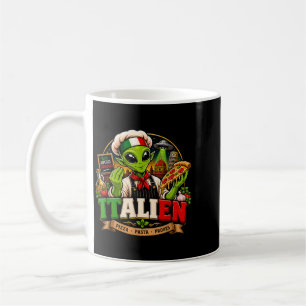 Italien Italian Alien Pizza Pasta Probes Italia Coffee Mug