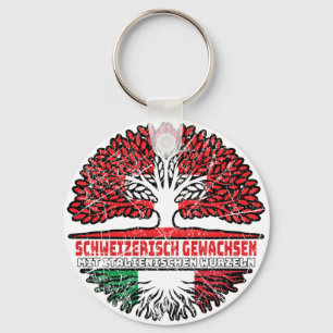Italien Italienisch Schweizer Schweiz Baum Wurzel Keychain