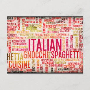 Italien Menu Cuisine et Nourriture Arrière - plan