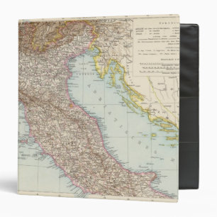 Italien nordliche Halfte, Map of North Italy Binder