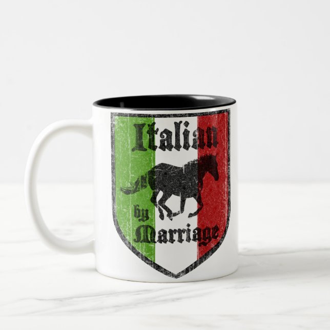 Italien par la tasse de café de mariage (Gauche)