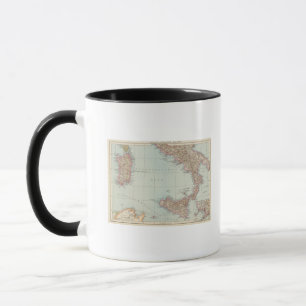 Italien sudliche Halfte, Map of South Italy Mug