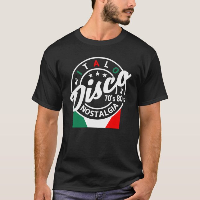 Italo Disco Nostalgia T-Shirt (Front)