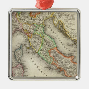 Italy 12 metal ornament