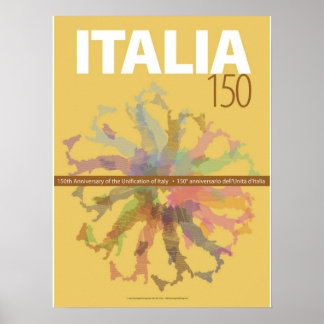 Italy 150th Anniversary of Unification Poster